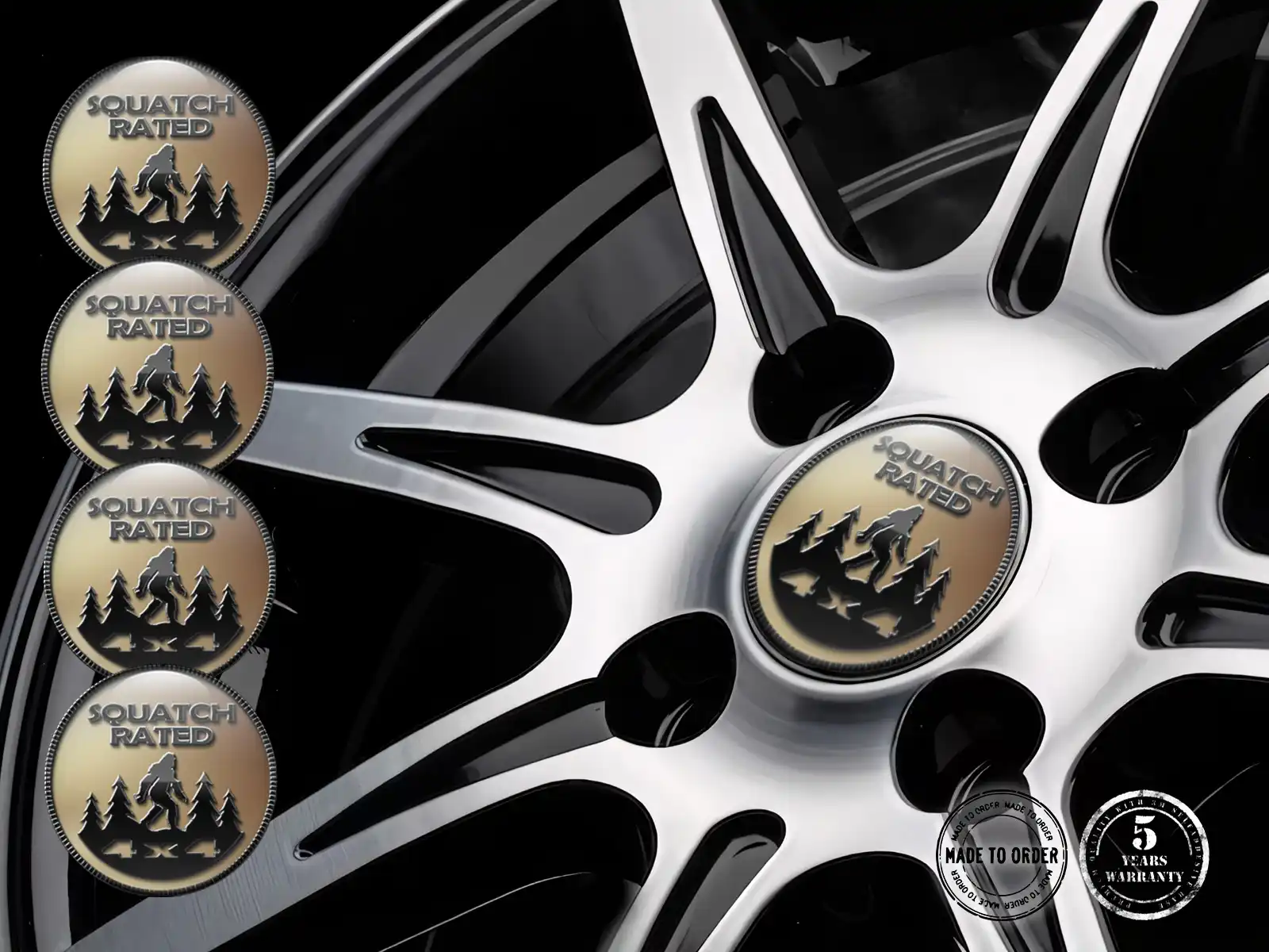 Rim Stickers Limited Domed Tuning Racing Logo